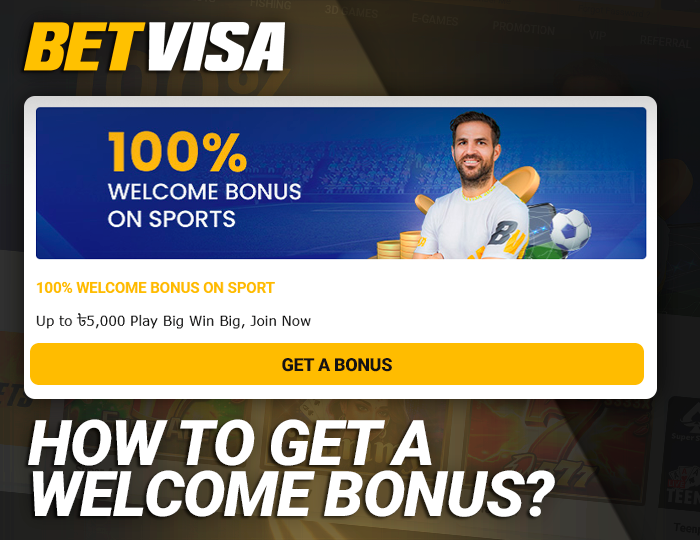 How to get a welcome bonus for a new player on BetVisa - step-by-step instructions