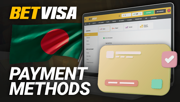 Payment methods on the BetVisa site - how to make money transactions for a user from Bangladesh