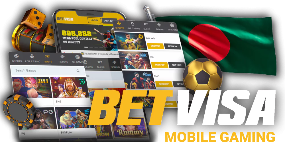 About the BetVisa online casino mobile app - what need to know