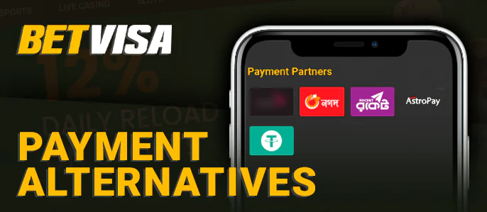 Payment systems in BetVisa casino mobile app - IMPS, PhonePe and others